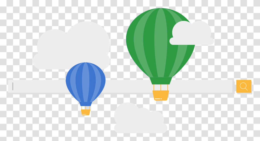 Hot Air Balloons Over A Single Search Box Hot Air Balloon, Aircraft, Vehicle, Transportation Transparent Png