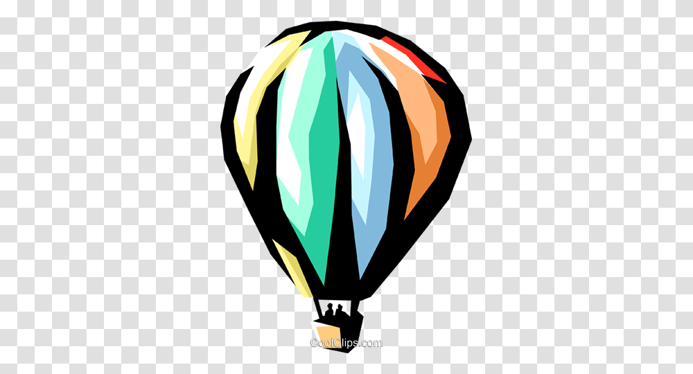 Hot Air Balloons Royalty Free Vector Clip Art Illustration, Aircraft, Vehicle, Transportation Transparent Png