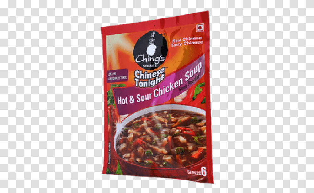 Hot Amp Sour Chicken Soup Ching's Secret, Bowl, Dish, Meal, Food Transparent Png