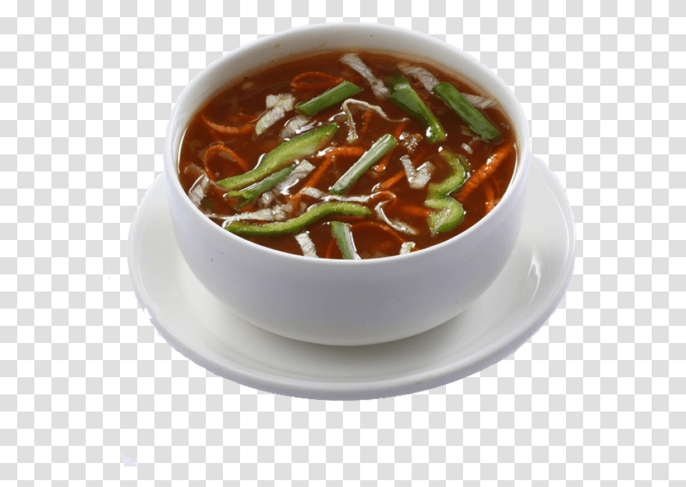 Hot And Sour Vegetable Soup Veg Hot Sour Soup, Bowl, Dish, Meal, Food Transparent Png