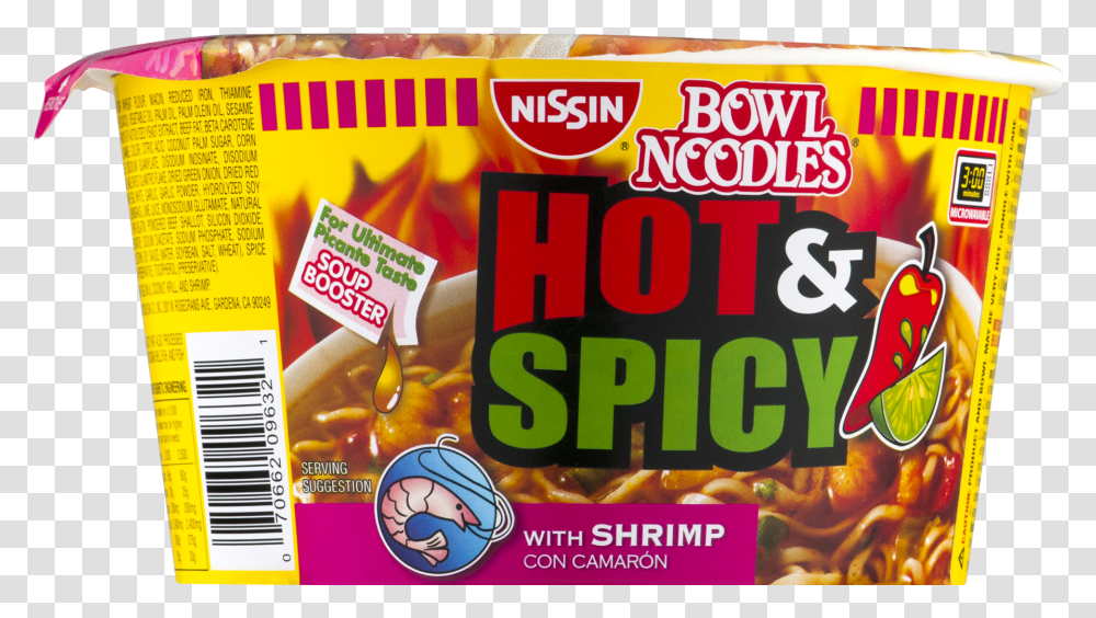 Hot And Spicy Shrimp Noodles, Food, Snack, Candy, Sweets Transparent Png