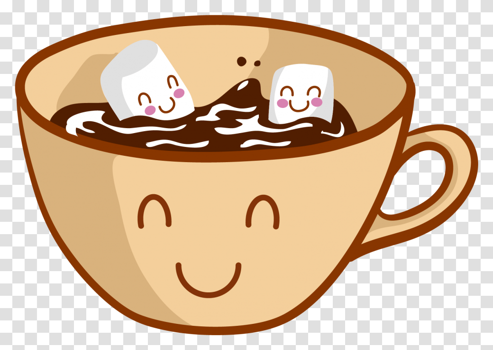 Hot Chocolate Clipart Clipart Hot Chocolate Marshmallows, Latte, Coffee Cup, Beverage, Cream Transparent Png