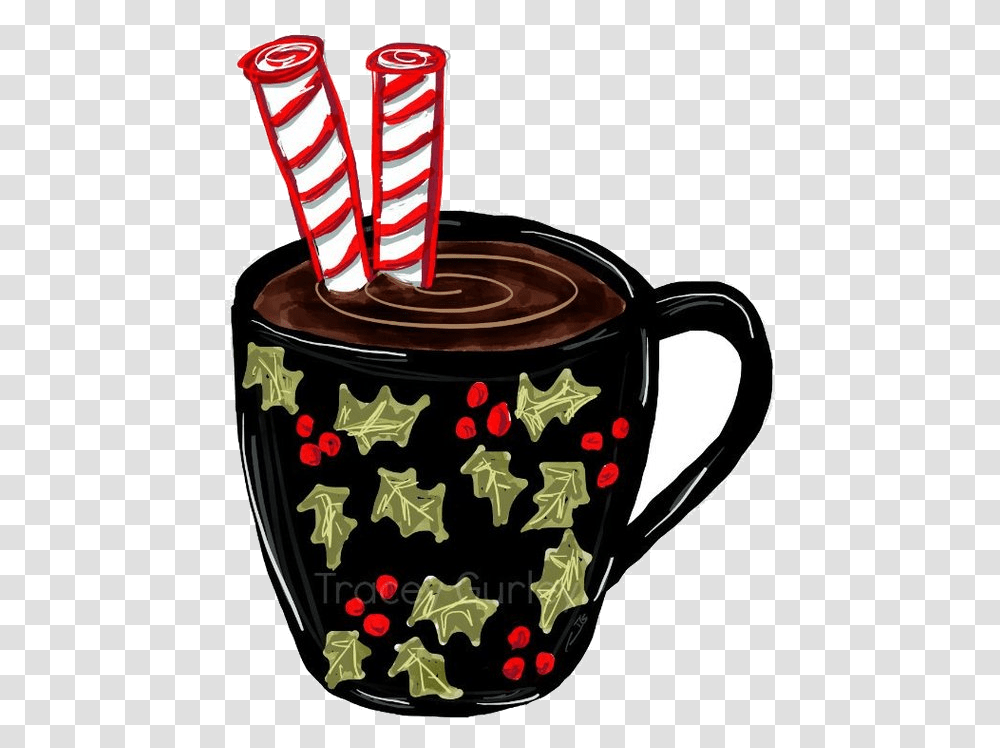 Hot Chocolate Clipart Mug Christmas Crafts Digital Holiday Hot Chocolate Clipart, Coffee Cup, Beverage, Drink, Sweets Transparent Png