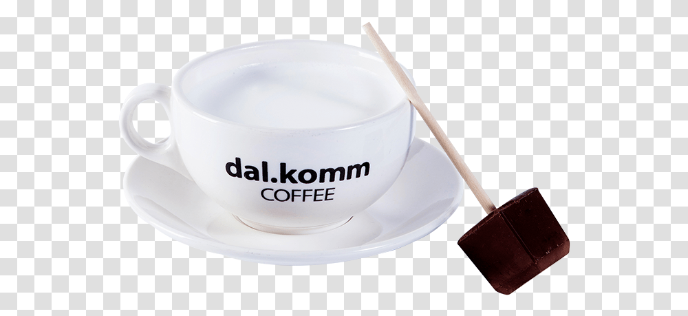 Hot Chocolate Cube Dal Komm Hot Chocolate, Saucer, Pottery, Coffee Cup, Milk Transparent Png