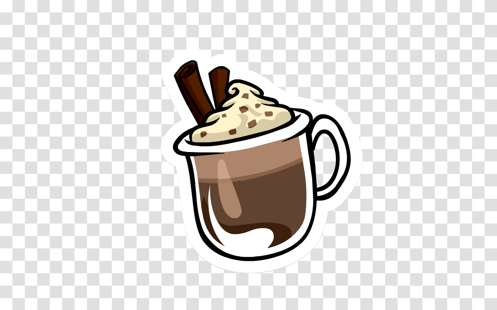 Hot Chocolate Pin I With This Was A Real Thing Patches, Cream, Dessert, Food, Creme Transparent Png