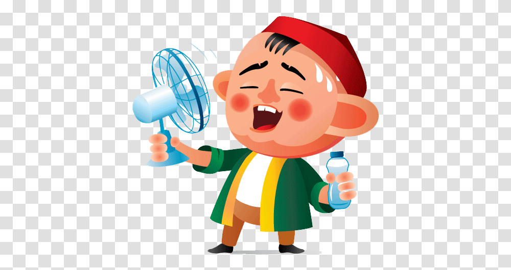 Hot Clipart Weather Nice Hot Weather Hot Clipart, Toy, Face, Person, Human Transparent Png