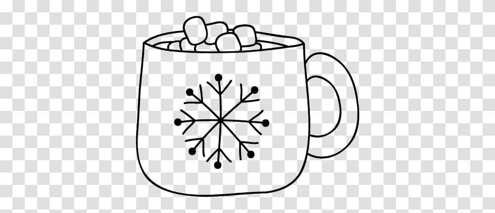 Hot Cocoa Doodle Template Design Elements, Drawing, Tapestry, Ornament Transparent Png