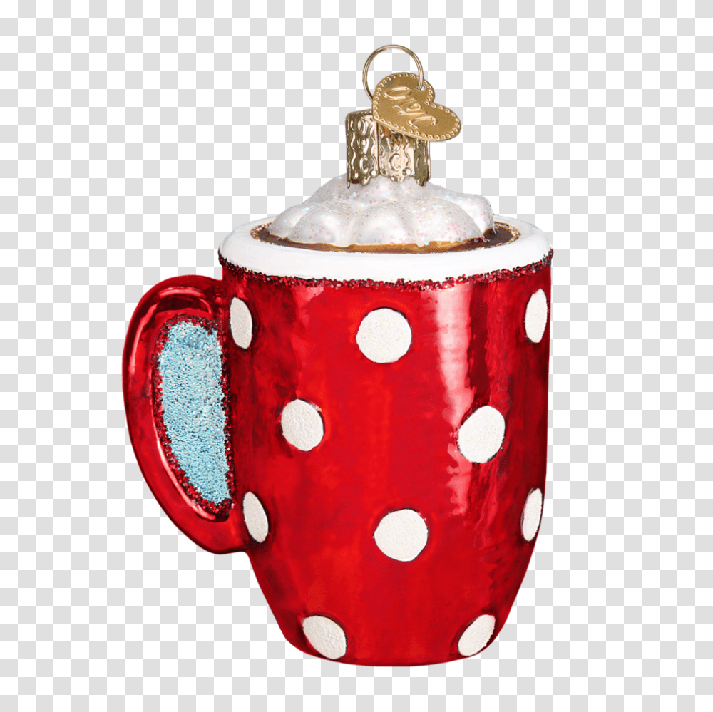 Hot Cocoa Old World Christmas Ornament, Coffee Cup, Wedding Cake, Dessert, Food Transparent Png