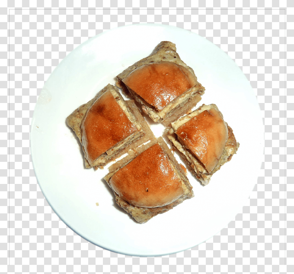 Hot Cross Bun, Bread, Food, Sweets, Confectionery Transparent Png