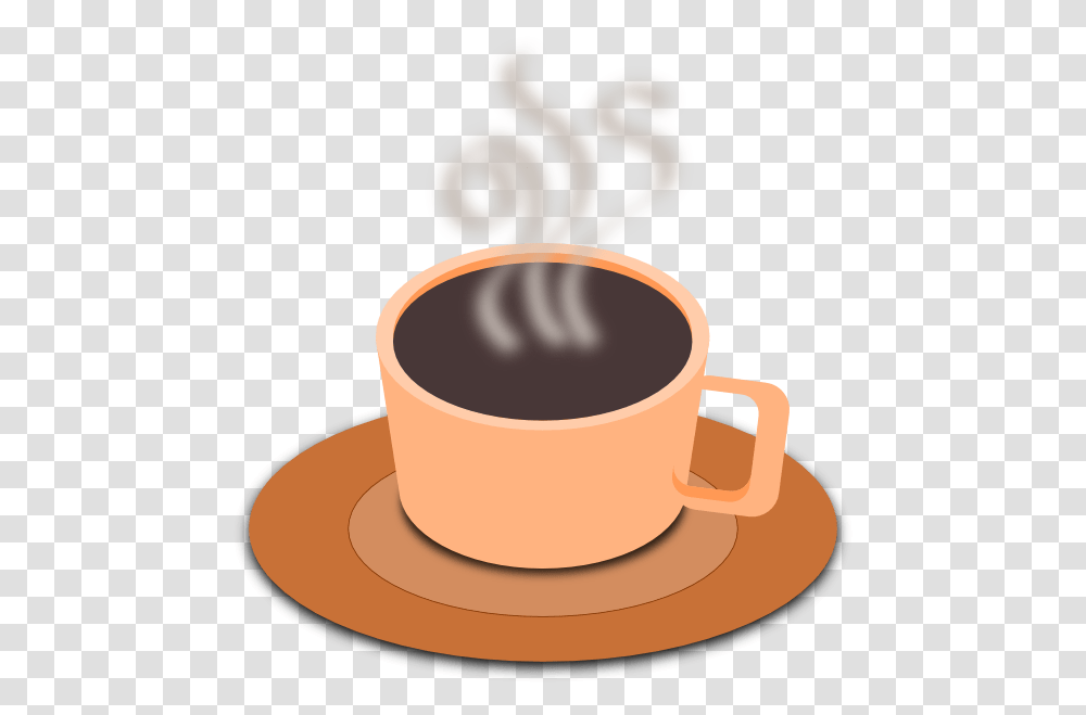 Hot Cup Of Coffee Clipart, Coffee Cup, Saucer, Pottery, Birthday Cake Transparent Png