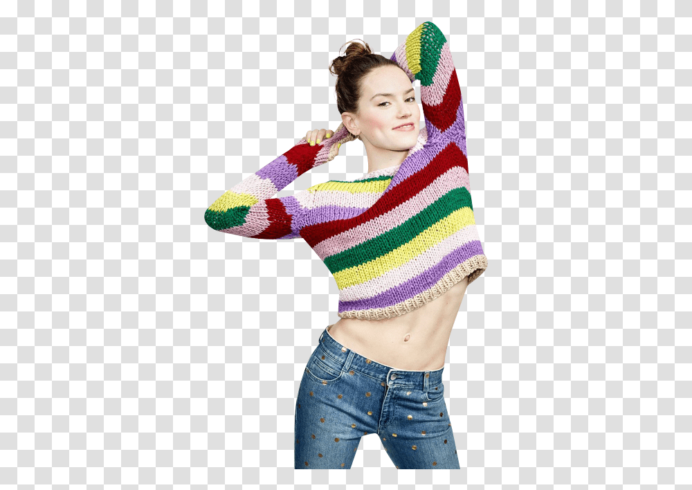 Hot Daisy Ridley, Apparel, Sweater, Sleeve Transparent Png