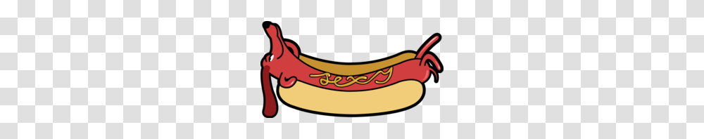 Hot Dog Black And White Clipart, Plant, Food, Banana, Fruit Transparent Png