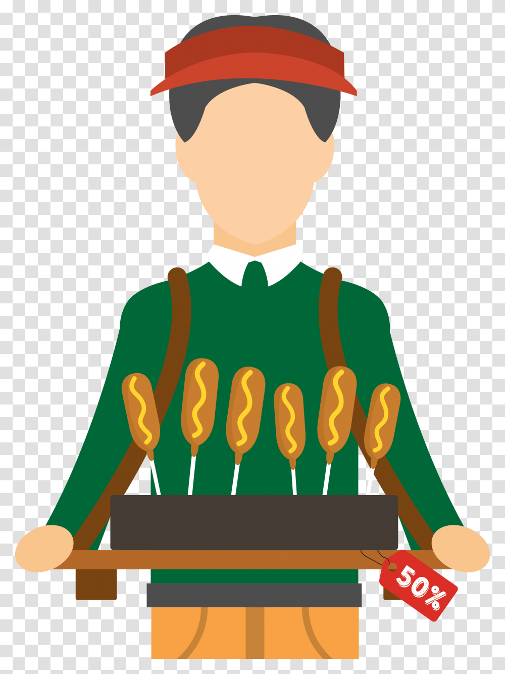 Hot Dog Cartoon Hot Dog, Food, Person, Human, Bbq Transparent Png
