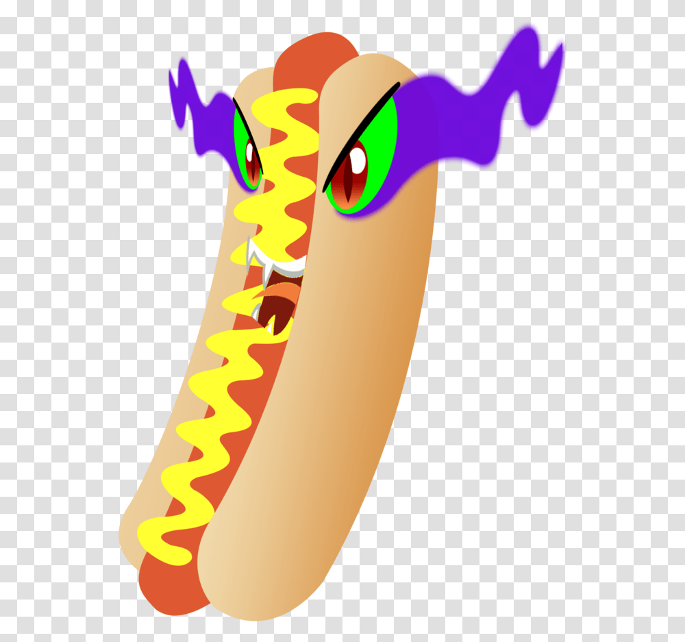 Hot Dog Day Clipart Clip Art Black And White Evil Food Cartoon Transparent Png