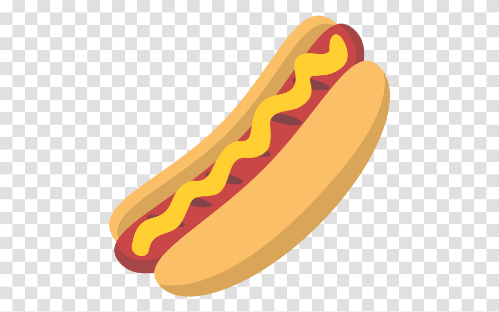 Hot Dog Emoji, Food Transparent Png