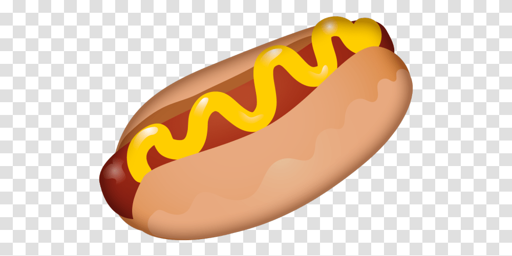 Hot Dog Emoji, Food Transparent Png