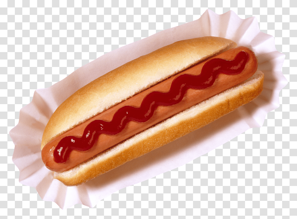 Hot Dog, Food, Ketchup Transparent Png