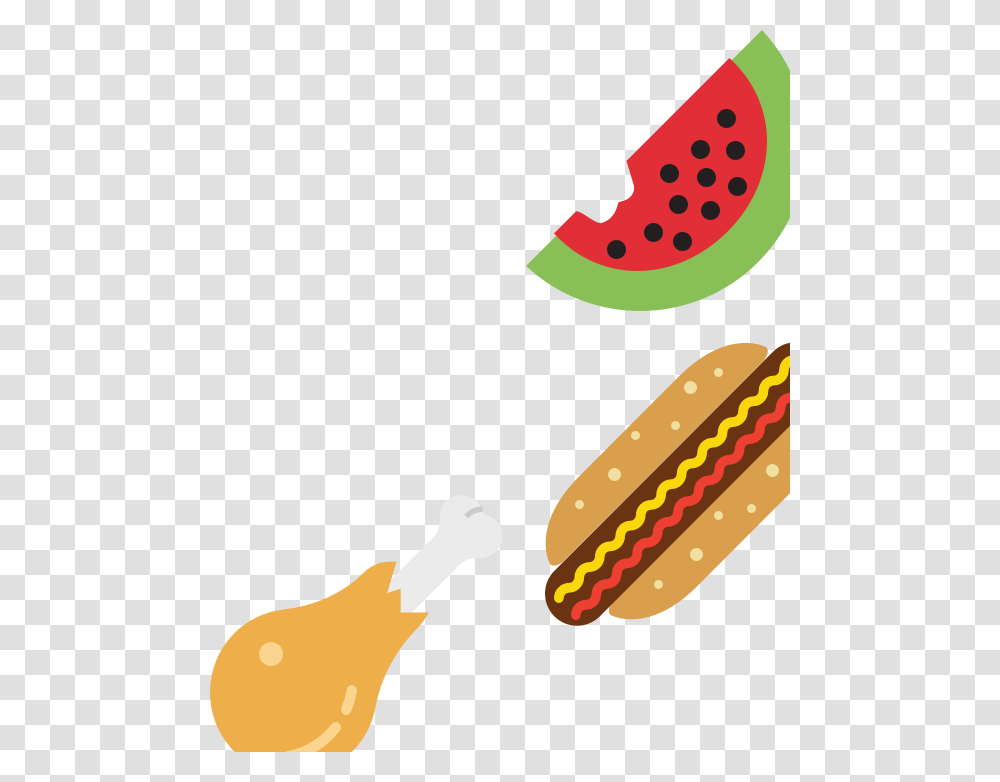 Hot Dog, Food, Plant, Fruit, Watermelon Transparent Png