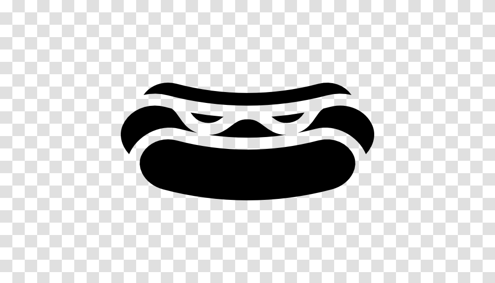 Hot Dog Icon, Stencil, Hammer, Tool, Mustache Transparent Png