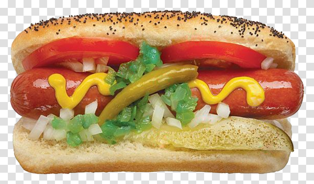 Hot Dog Image Fully Dressed Hot Dog, Food, Sandwich, Burger Transparent Png