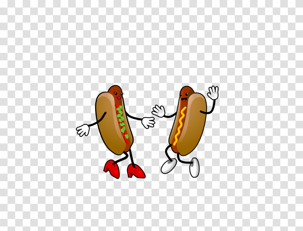 Hot Dog Love Clipart Corn 2 Hot Dogs Cartoon, Food, Plant, Bird, Animal Transparent Png