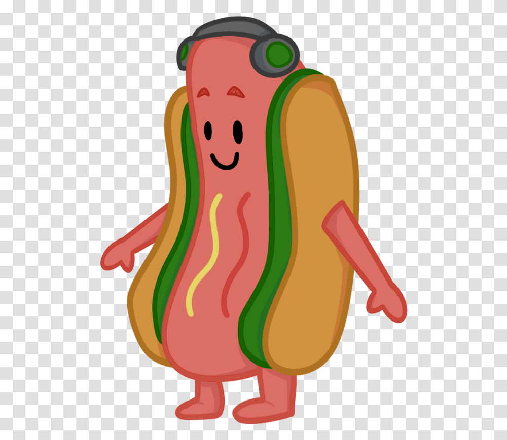 Hot Dog Man By Ghastel, Food, Apparel Transparent Png