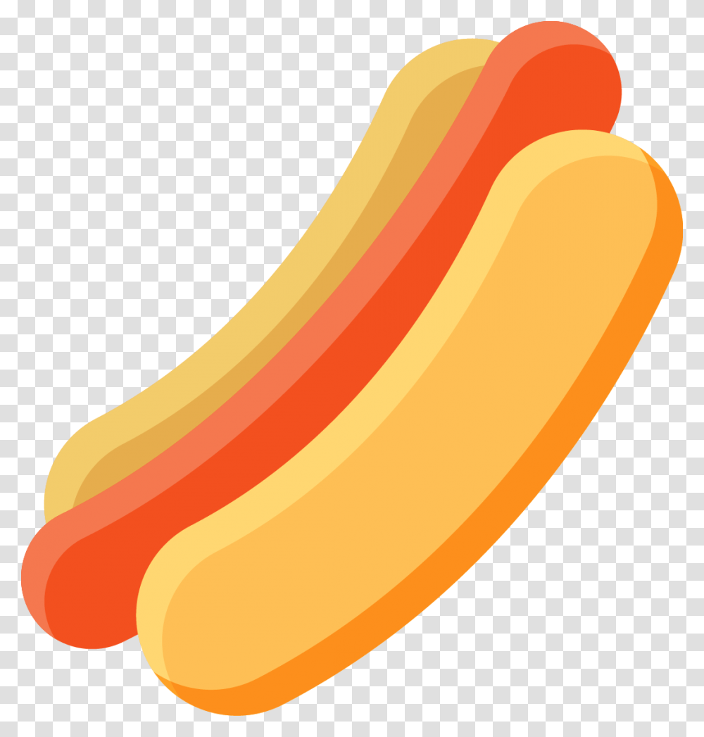 Hot Dog Sausage Dibujo Hotdog, Banana, Fruit, Plant, Food Transparent Png