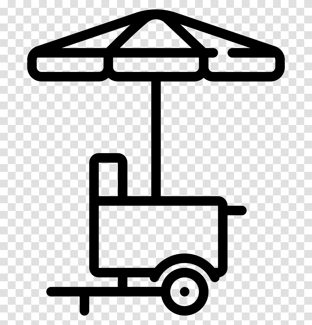 Hot Dog Stand Garden Furniture Graphics, Transportation, Vehicle, Caravan Transparent Png