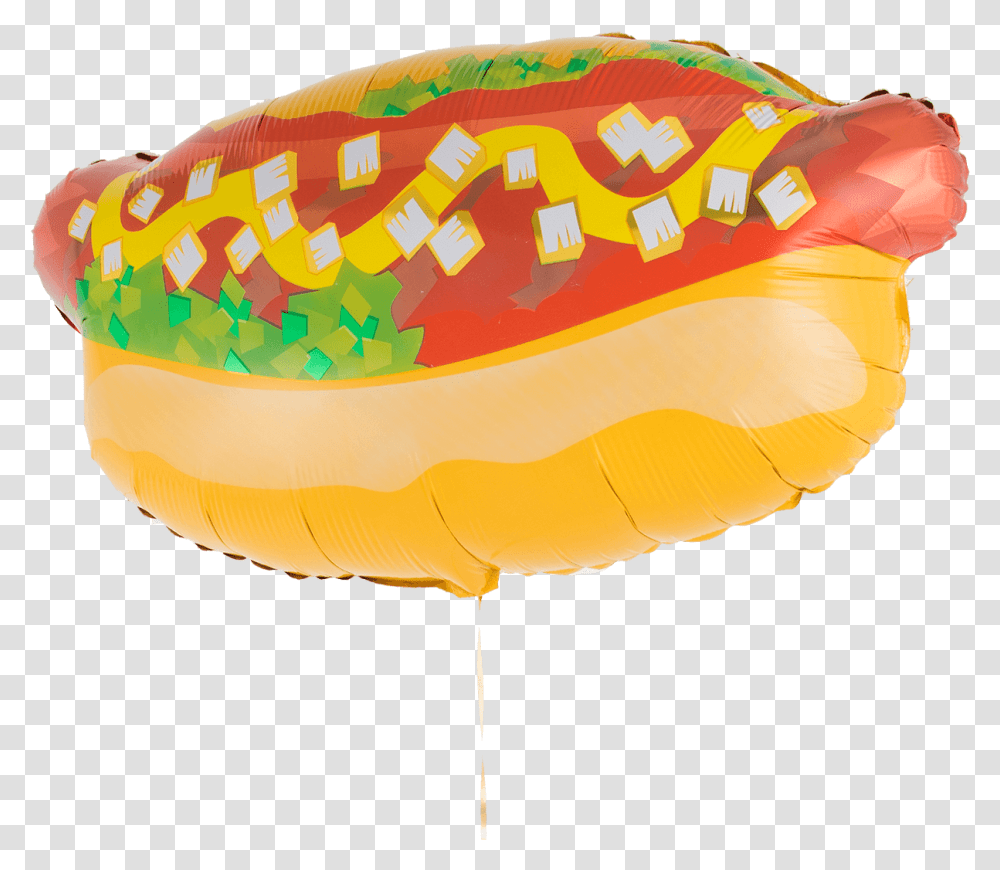 Hot Dog Super Shape Balloon, Food, Vehicle, Transportation, Inflatable Transparent Png