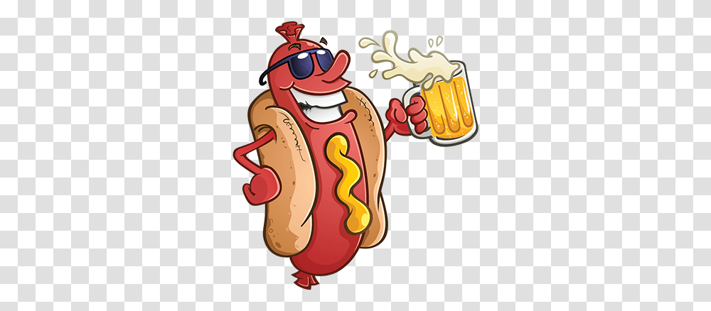 Hot Dogs Clipart Beer, Food Transparent Png