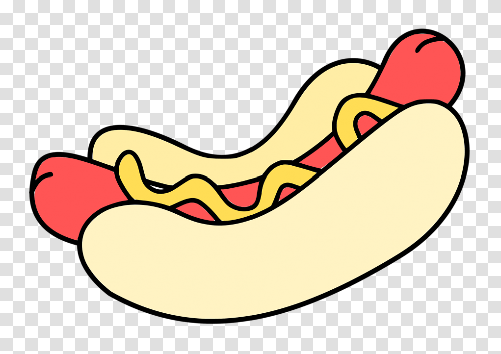 Hot Dogs Clipart Black And White, Food, Banana, Fruit, Plant Transparent Png