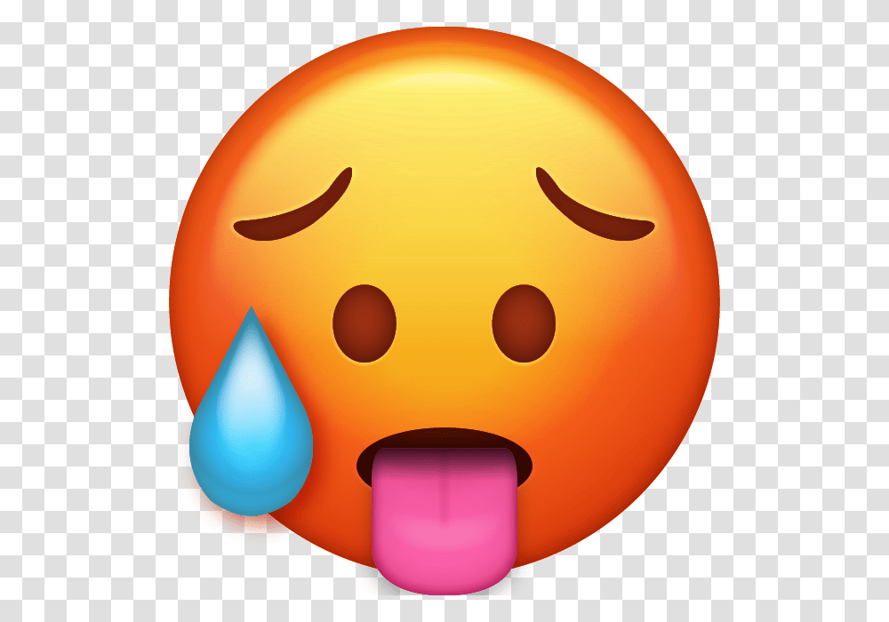 Hot Emoji, Balloon, Mouth, Lip, Tongue Transparent Png