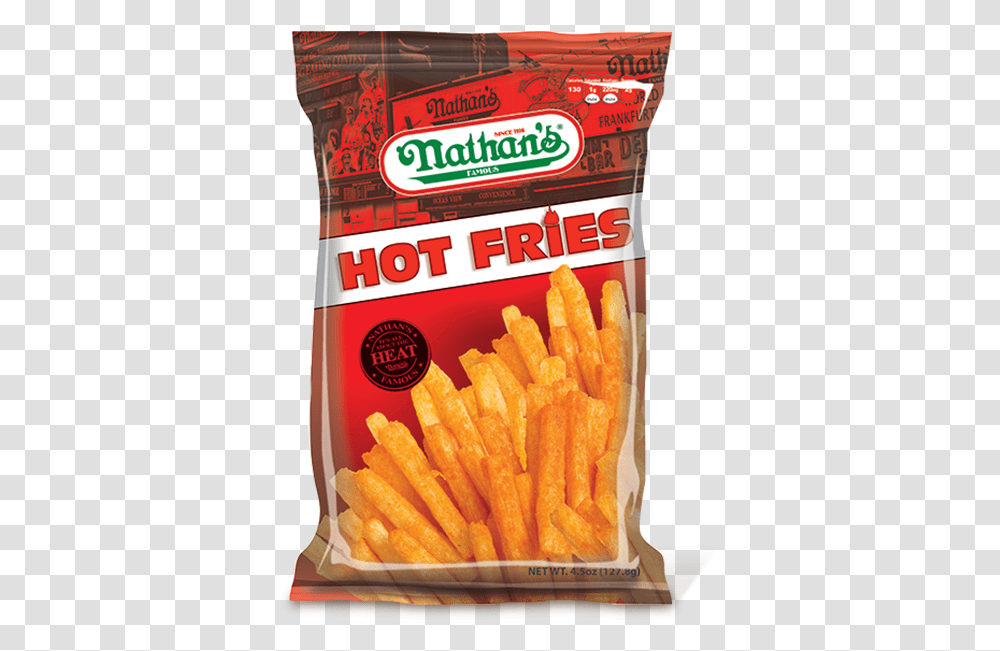 Hot Fries Nathan's Hot Dogs, Food Transparent Png