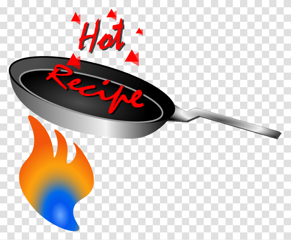 Hot Frying Clipart, Frying Pan, Wok, Fire Transparent Png