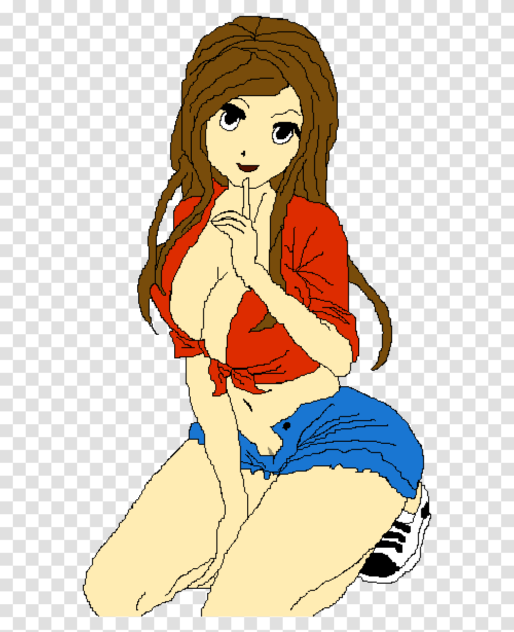Hot Girl, Person, Drawing Transparent Png