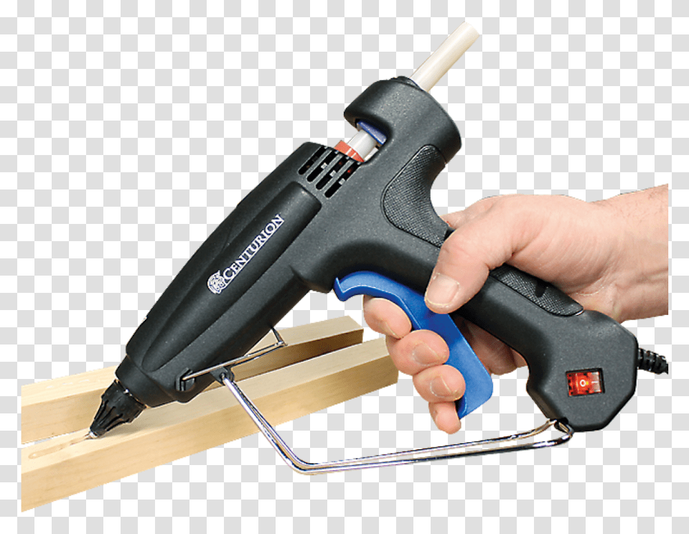 Hot Glue Gun Gun, Tool, Power Drill, Person, Human Transparent Png