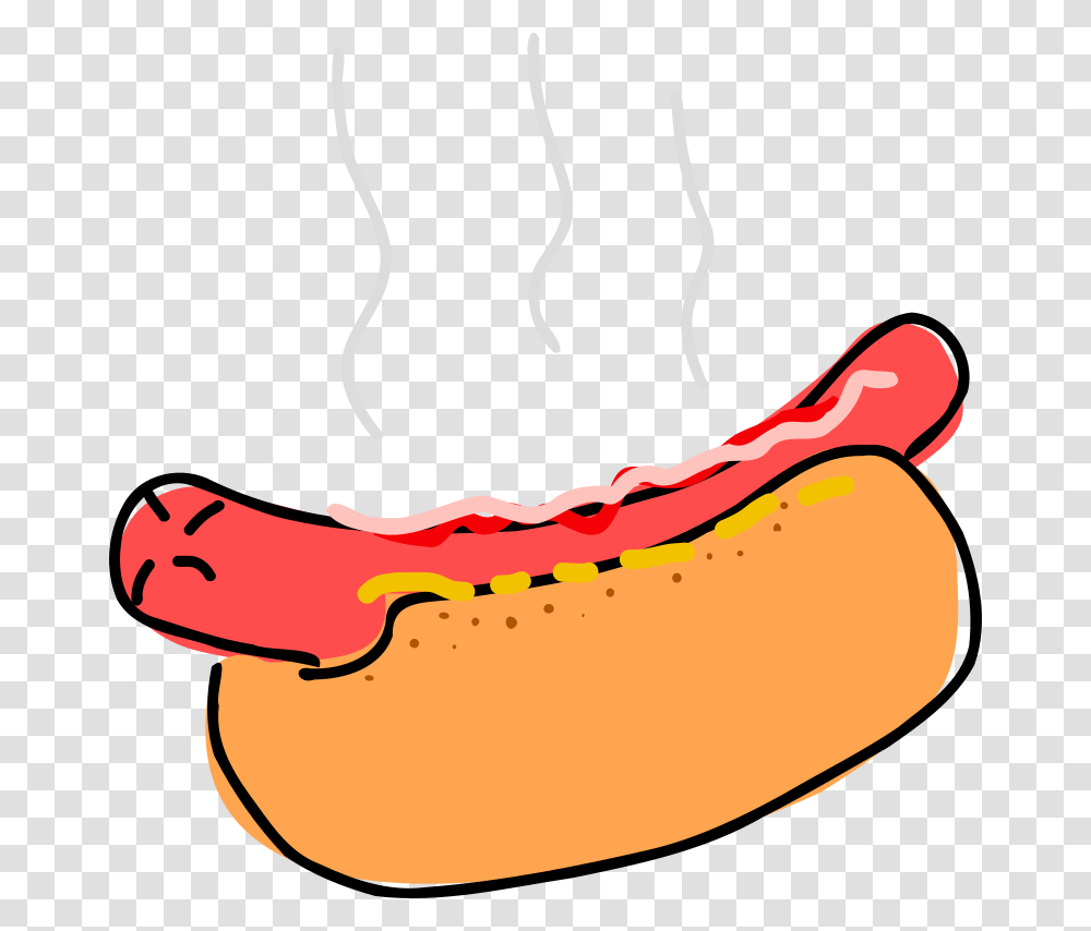 Hot Hotdog Clipart, Hot Dog, Food Transparent Png