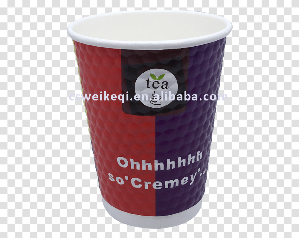 Hot Insulated Double Wall Ripple Paper Coffee Cup Cup, Milk, Beverage, Drink, Dessert Transparent Png