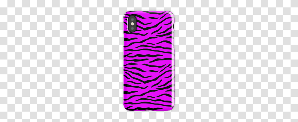 Hot Neon Pink And Black Jungle Big Cat Tiger Stripes Throw Pillow, Rug, Blanket Transparent Png