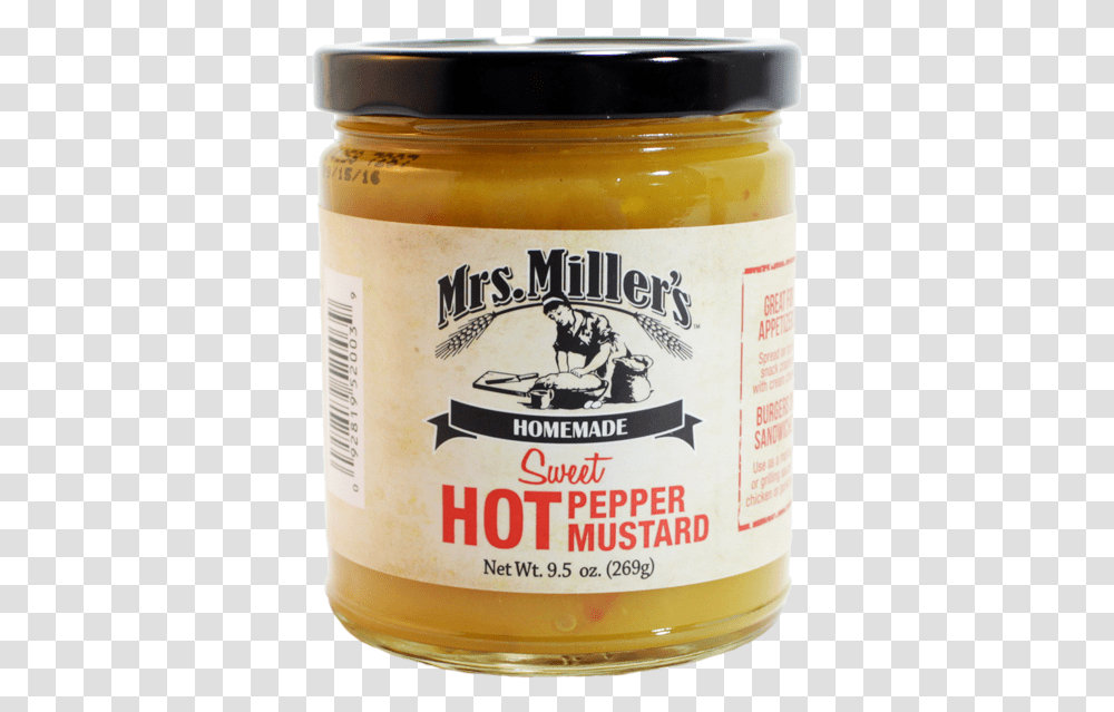 Hot Pepper Mustard Mrs Miller's Hot Pepper Mustard, Food, Beer, Alcohol, Beverage Transparent Png