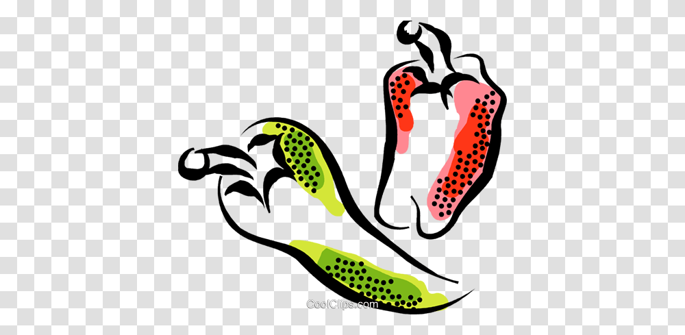 Hot Peppers Royalty Free Vector Clip Art Illustration, Bird, Animal, Sea Life, Wildlife Transparent Png