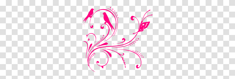 Hot Pink Clip Art For Web, Floral Design, Pattern, Plant Transparent Png