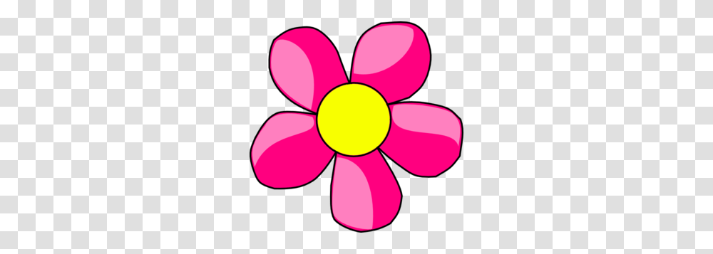 Hot Pink Flower Clipart, Light, Nuclear Transparent Png