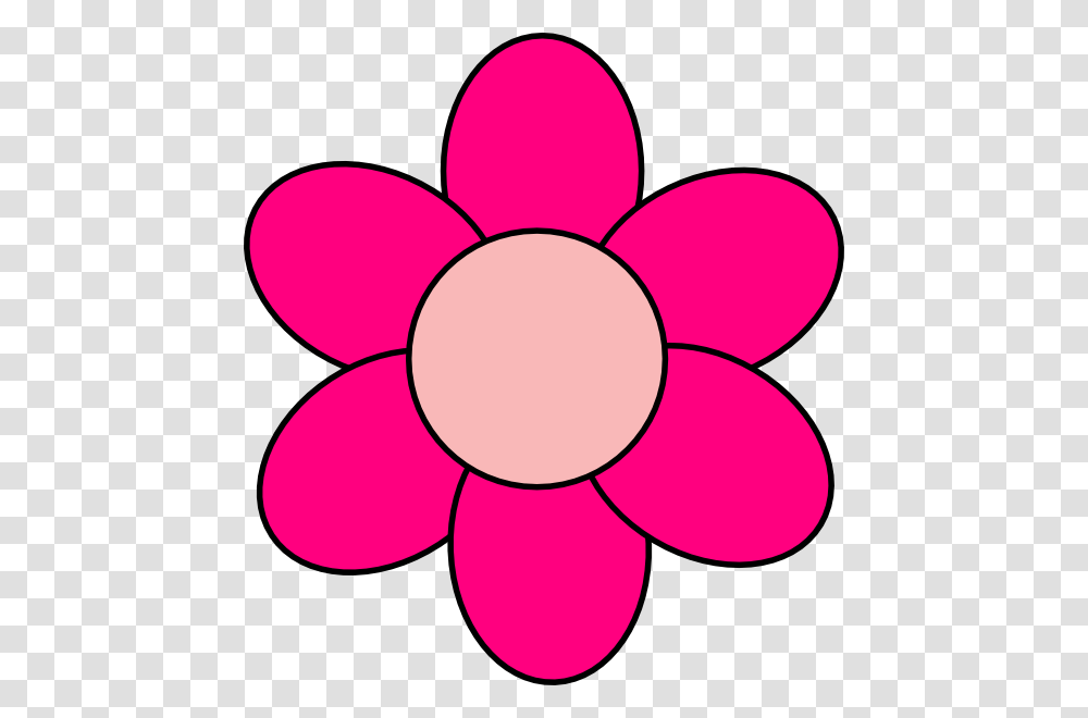 Hot Pink Flower Vector, Heart, Purple, Light, White Transparent Png