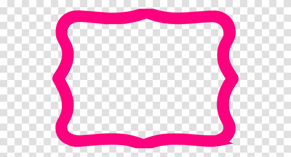 Hot Pink Frame Clipart, Heart, Mustache Transparent Png