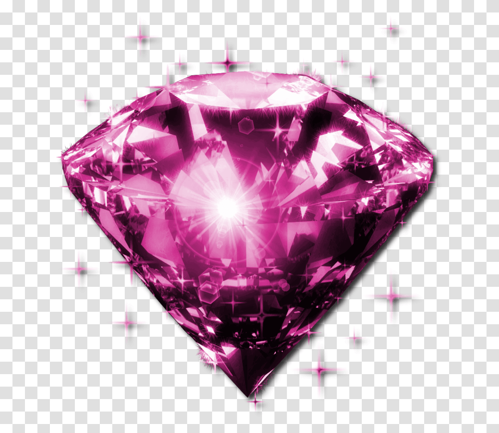 Hot Pink Glow By Jssanda Itworks Hot Pink Diamond, Gemstone, Jewelry, Accessories, Accessory Transparent Png