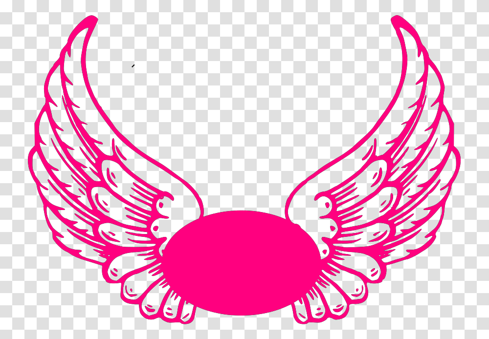 Hot Pink Guardian Angel Wings Svg Vector Fire Soccer Ball Drawings, Animal, Sea Life, Graphics, Art Transparent Png