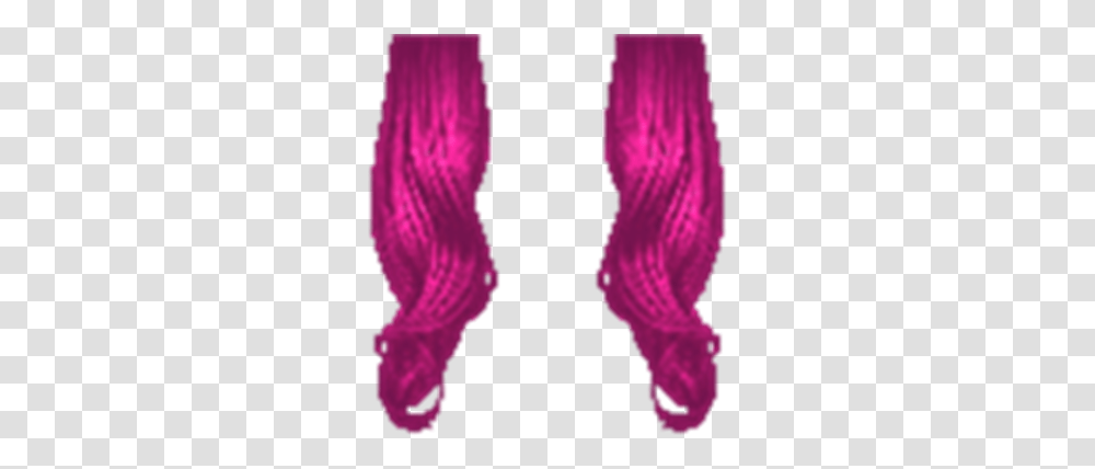 Hot Pink Hair Roblox Sock, Purple, Person, People, Clothing Transparent Png