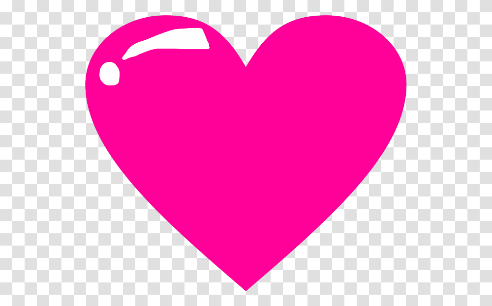 Hot Pink Heart, Balloon, Pillow, Cushion Transparent Png