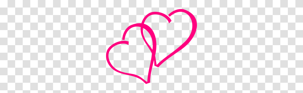 Hot Pink Heart Clip Art Transparent Png
